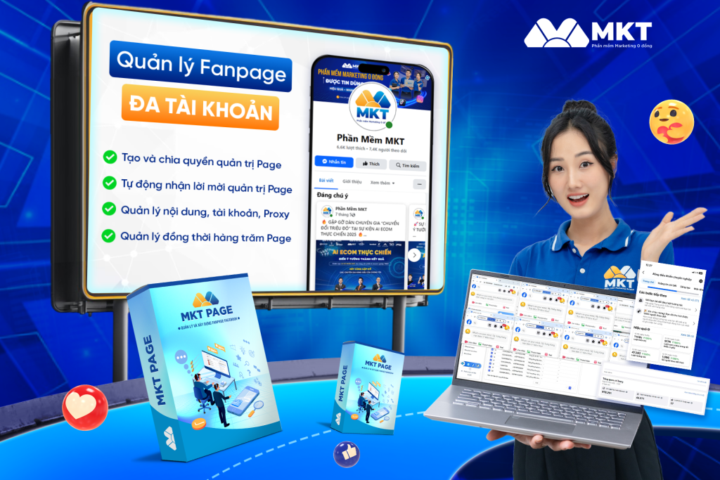 tool quản lý Fanpage